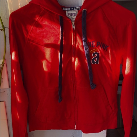 Victoria's Secret Jackets & Blazers - MLB angels, Victoria's Secret Red Hoodie Jacket